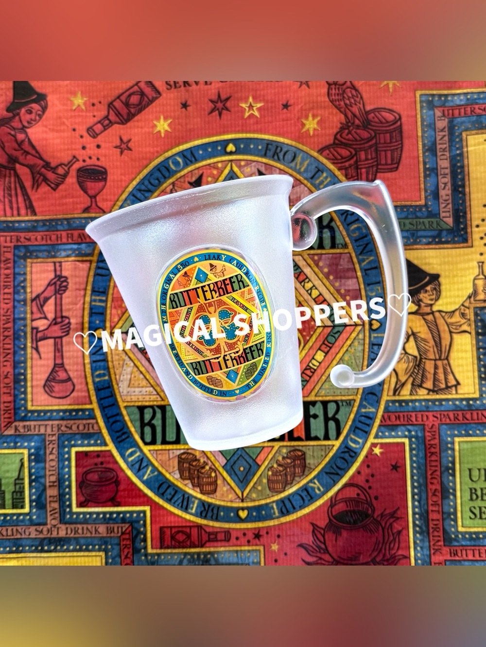 Harry Potter Butterbeer Leaky Cauldron Plastic Souvenir Mug Tankard
